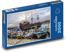 Harbor, sailboats, ships Puzzle 2000 pieces - 90 x 60 cm