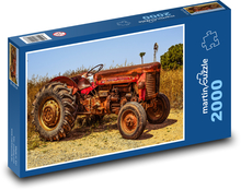 Starý traktor Puzzle 2000 dílků - 90 x 60 cm
