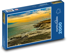 Západ slnka, mora Puzzle 2000 dielikov - 90 x 60 cm