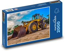 Kolesový nakladač na mieste Puzzle 2000 dielikov - 90 x 60 cm