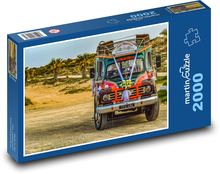 Svadobné autobus Puzzle 2000 dielikov - 90 x 60 cm