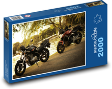 Motorräder am Seeufer Puzzle 2000 Teile - 90 x 60 cm