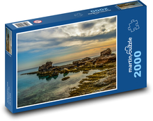 Tranquil sea in the harbour Puzzle 2000 pieces - 90 x 60 cm