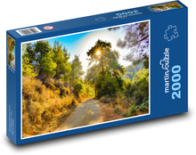 Straße durch den Wald Puzzle 2000 Teile - 90 x 60 cm