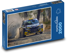 Škoda Fabia na rally Puzzle 2000 dielikov - 90 x 60 cm