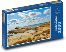 Seaside with boat Puzzle 2000 pieces - 90 x 60 cm