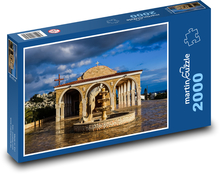 Kamenná fontána v Ayia Napa, Kypr Puzzle 2000 - 90x60 cm