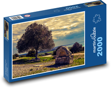 Olive tree by the sea Puzzle 2000 pieces - 90 x 60 cm