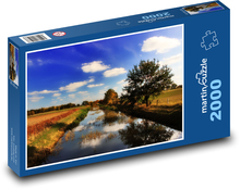 Rieka, príroda Puzzle 2000 dielikov - 90 x 60 cm