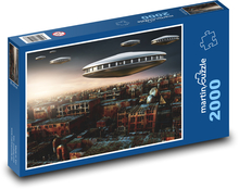 UFO, Sci-Fi Puzzle 2000 dílků - 90 x 60 cm