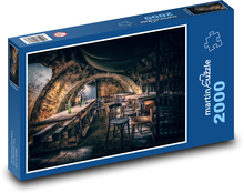 Opustená vínna pivnica Puzzle 2000 dielikov - 90 x 60 cm