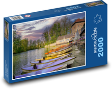 Výletní jezírko Puzzle 2000 dílků - 90 x 60 cm