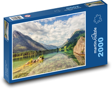 Berglandschaft mit See, Hinterse - Bayern Puzzle 2000 Teile - 90 x 60 cm