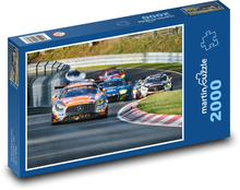 Rennfahrzeuggruppe Puzzle 2000 Teile - 90 x 60 cm