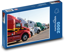 Amerykańskie traktory Puzzle 2000 elementów - 90x60 cm