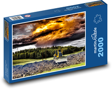 Technik rýpadla Puzzle 2000 dielikov - 90 x 60 cm