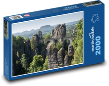 Bastei - Felsbrücke Puzzle 2000 Teile - 90 x 60 cm