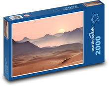 Wüste, Sonnenuntergang Puzzle 2000 Teile - 90 x 60 cm
