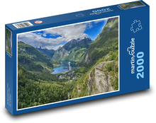 Norsko - Fjordy Puzzle 2000 dílků - 90 x 60 cm