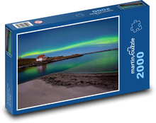 Polární záře - Norsko Puzzle 2000 dílků - 90 x 60 cm