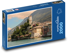 Itálie - Malcesine Puzzle 2000 dílků - 90 x 60 cm