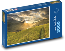 Wietnam - pole ryżowe Puzzle 2000 elementów - 90x60 cm