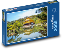 Zlatý chrám v Japonsku Puzzle 2000 dielikov - 90 x 60 cm