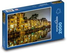 Night city by the river Puzzle 2000 pieces - 90 x 60 cm