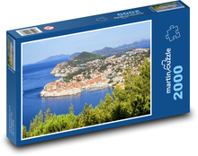 Chorvátsko - Dubrovník Puzzle 2000 dielikov - 90 x 60 cm