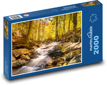 Potok v lese Puzzle 2000 dielikov - 90 x 60 cm