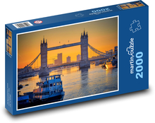 Anglicko - Londýn Puzzle 2000 dielikov - 90 x 60 cm
