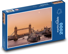 Tower Bridge - Anglicko Puzzle 2000 dielikov - 90 x 60 cm
