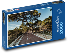 Úzká silnice na venkově Puzzle 2000 - 90x60 cm