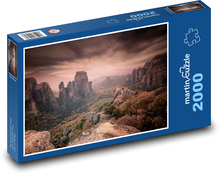 Grecja - Meteory Puzzle 2000 elementów - 90x60 cm