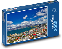 Island - Reykjavík  Puzzle 2000 dílků - 90 x 60 cm