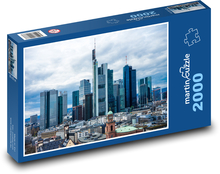 Německo - Frankfurt Nad Mohanem Puzzle 2000 dílků - 90 x 60 cm