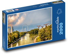 Singapur - nowoczesna oaza miejska Puzzle 2000 elementów - 90x60 cm