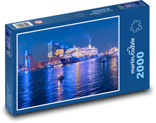 Cruise ships in Hamburg Puzzle 2000 pieces - 90 x 60 cm