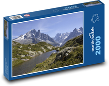 Alpen, See, Berge Puzzle 2000 Teile - 90 x 60 cm