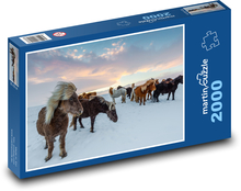 Island - kone Puzzle 2000 dielikov - 90 x 60 cm