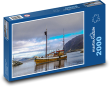 Norsko - plachetnice Puzzle 2000 dílků - 90 x 60 cm