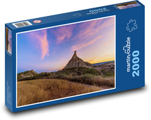 Španielsko - Castildetierra pri západe slnka Puzzle 2000 dielikov - 90 x 60 cm