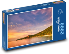 Západ slnka v zátoke Puzzle 2000 dielikov - 90 x 60 cm