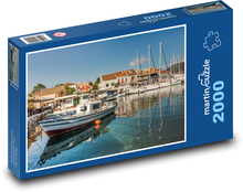 Griechenland - Hafen Puzzle 2000 Teile - 90 x 60 cm