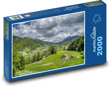 Łąki górskie Puzzle 2000 elementów - 90x60 cm