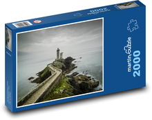 Kamenná cesta na skalnatém ostrůvku Puzzle 2000 dílků - 90 x 60 cm