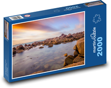 Felsige Küste am Meer Puzzle 2000 Teile - 90 x 60 cm