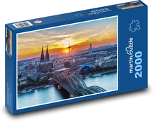 Kolín nad Rýnem - katedrála Puzzle 2000 dílků - 90 x 60 cm