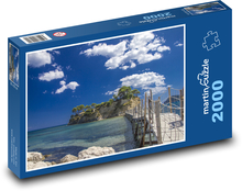 Morské mólo - Zakynthos Puzzle 2000 dielikov - 90 x 60 cm