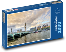 Londyn – Big Ben i Tamiza Puzzle 2000 elementów - 90x60 cm